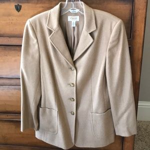 Camel hair Talbots Jacket